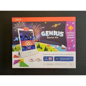Osmo - Genius Starter Kit for iPad + Family Game Night - 7 Educational Learning
